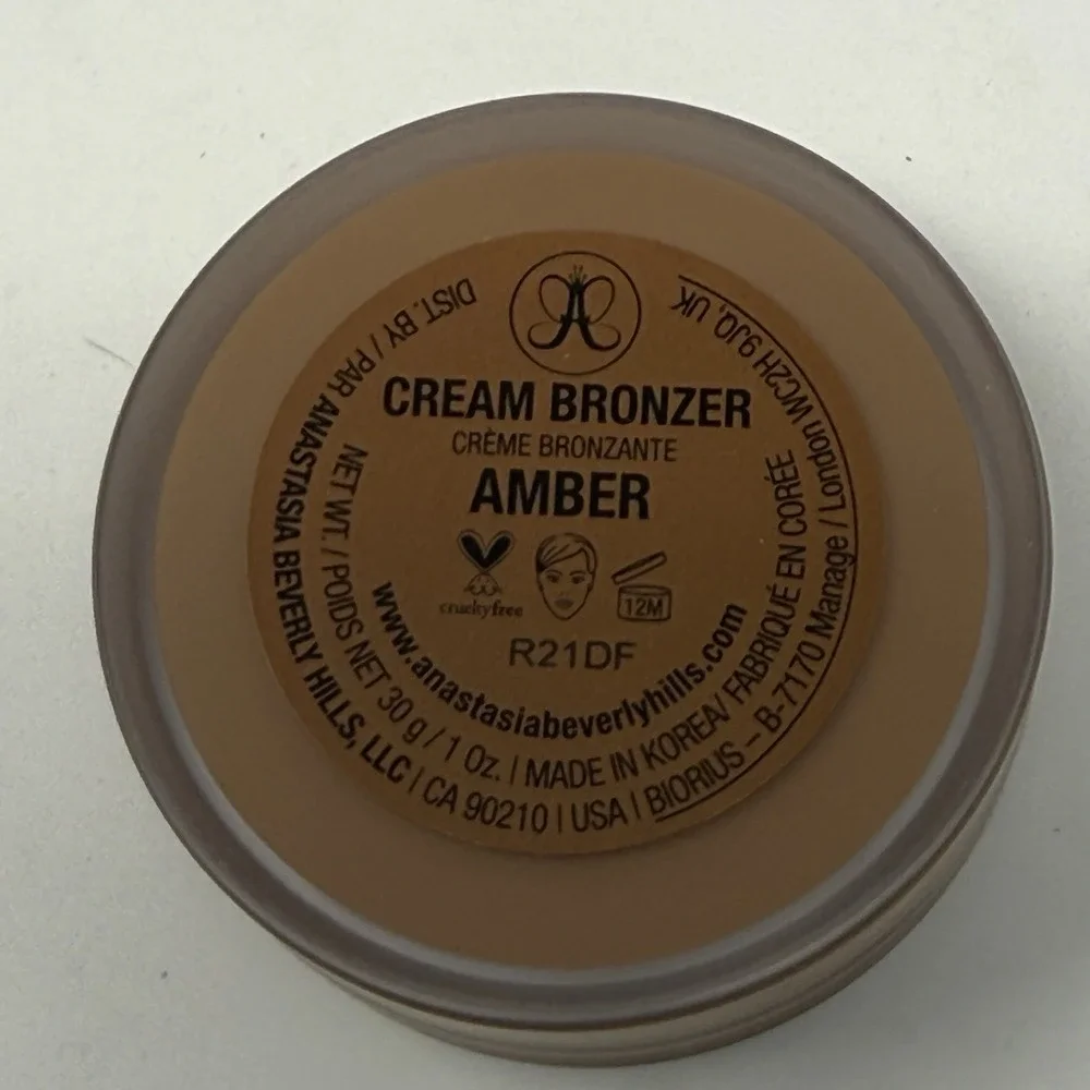 NEW ANASTASIA BEVERLY HILLS Cream Bronzer in AMBER 1 oz